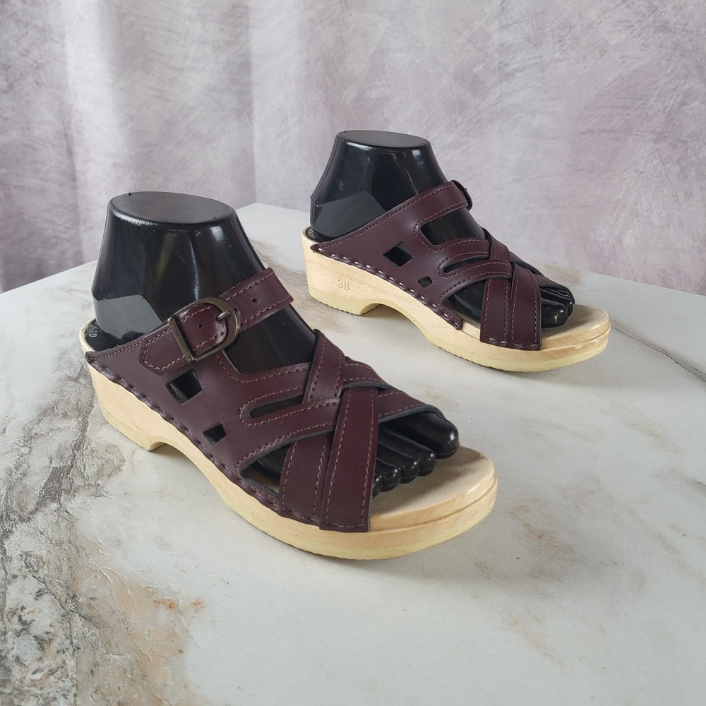 Sven Clog Master Cordovan Brown Size 38 Women's